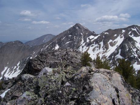 View NE to Buffalo Skull Peak. Rick Baugher photo, 6/26/08.