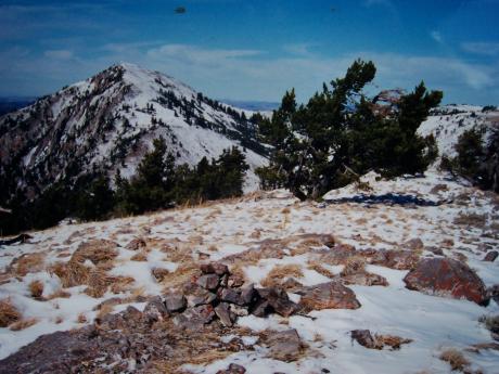 View is NW to Meade Peak. 10/26/01 by Rick Baugher